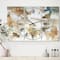 Designart Gilded Daydreams Oversized Multipanel Wall Clock